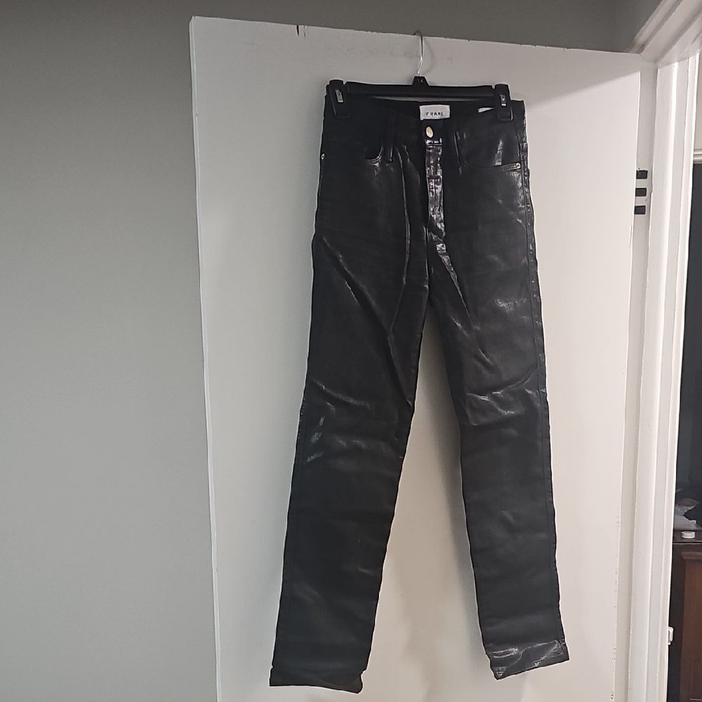 Frame Denim Black Skinny Jeans